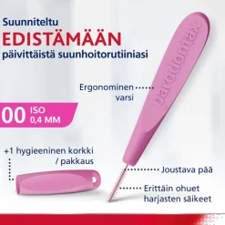 parodontax Hammasväliharja koko 0 0,4mm 6kpl