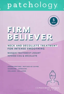Patchology Firm Believer Neck & Décolleté Treatment -kaksiosainen kaulanaamio