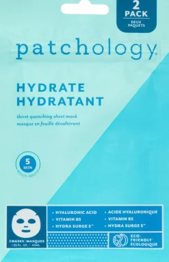 Patchology FlashMasque Hydrate Sheet mask -kangasnaamio 2kpl