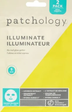 Patchology FlashMasque Illuminate Sheet mask -kangasnaamio 2kpl