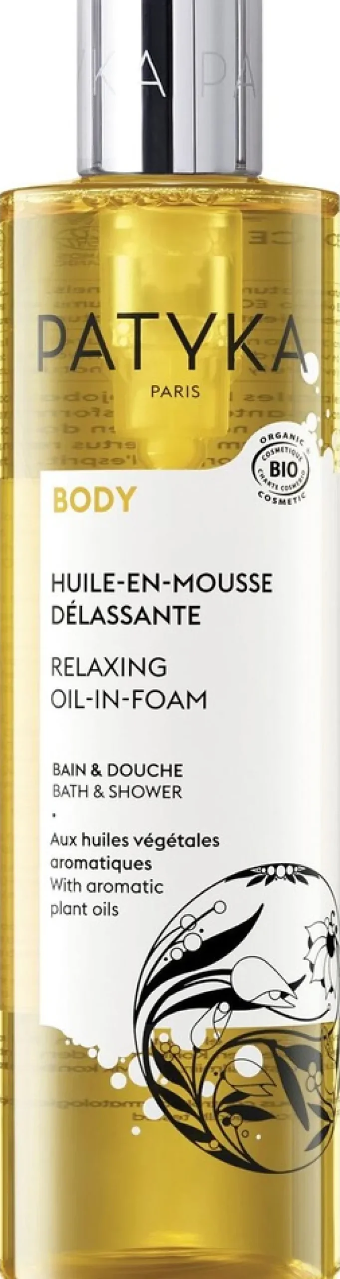 Patyka Huile De Douche Absolue Relaxing Oil in Foam -suihkuöljy 200ml
