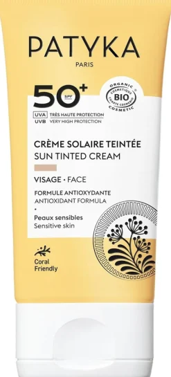 Patyka Tinted Face Sun Cream SPF50+ -sävyttävä aurinkovoide kasvoille 40ml