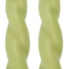 Pentik Kierre kruunukynttilä 28 cm 2 kpl/pkt, vihreä