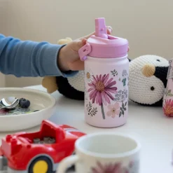 Pentik Kukkakeiju juomapullo 0,35 l vaaleanpunainen