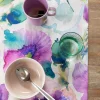 Pentik Kukkapelto akryylipinnoitettu kaitaliina 45x220 cm multi