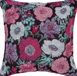Pentik Leinikki tyynynpäällinen gobeliini 45x45 cm viininpunainen