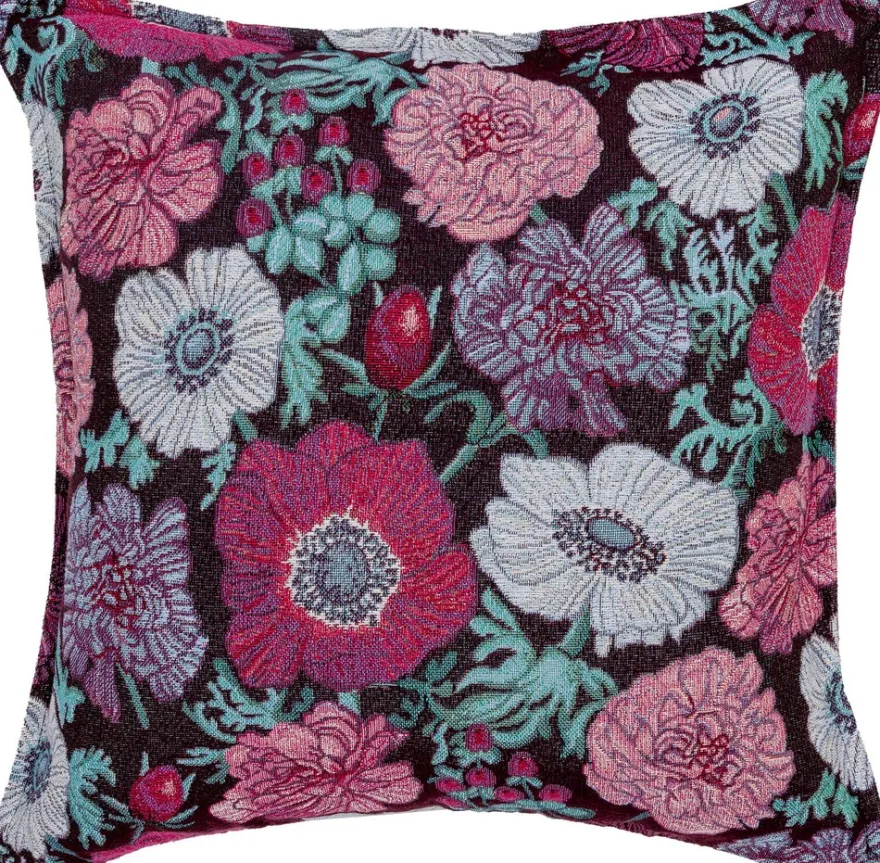 Pentik Leinikki tyynynpäällinen gobeliini 45x45 cm viininpunainen