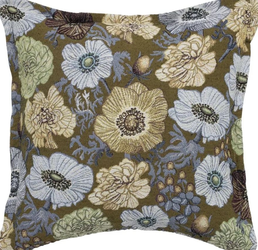 Pentik Leinikki tyynynpäällinen gobeliini 45x45 cm keltainen