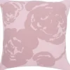 Pentik Lilia tyynynpäällinen jacquard 45x45, vaaleanpunainen