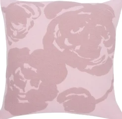 Pentik Lilia tyynynpäällinen jacquard 45x45, vaaleanpunainen