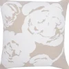 Pentik Lilia tyynynpäällinen jacquard 45x45 cm, valkoinen