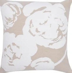 Pentik Lilia tyynynpäällinen jacquard 45x45 cm, valkoinen