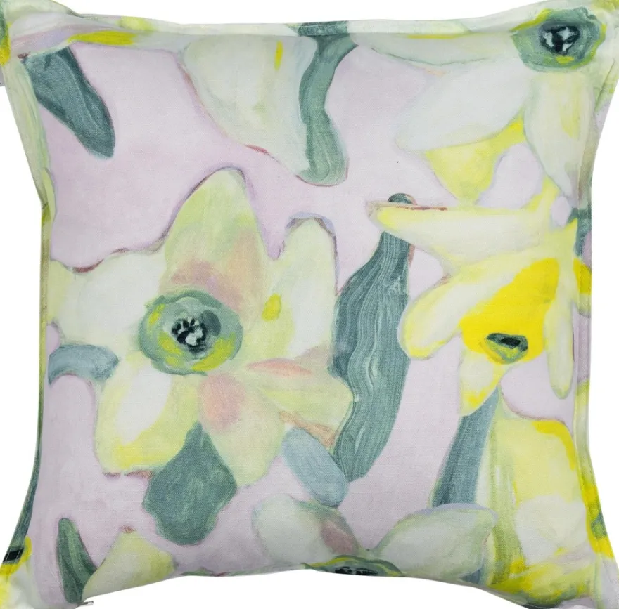 Pentik Narsissi tyynynpäällinen 45x45 cm keltainen