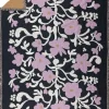 Pentik Ruusumalva torkkupeitto jacquard 130x170 cm tummanharmaa
