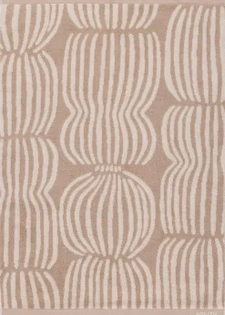 Pentik Vilja käsipyyhe 50x70 cm vaaleanruskea