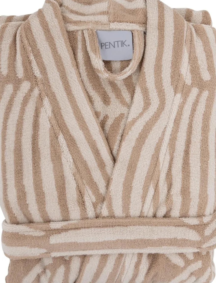 Pentik Vilja kylpytakki L-XL vaaleanruskea