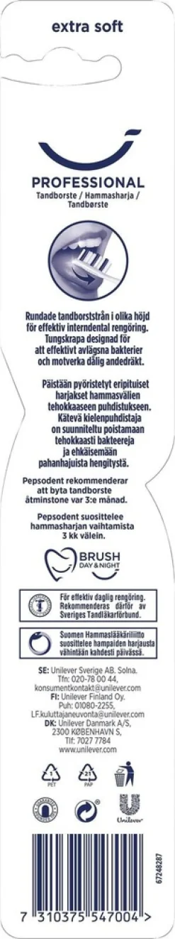 Pepsodent Professional hammasharja extra soft
