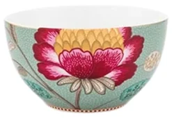 Pip Studio Blooming Tales kulho 15cm sininen
