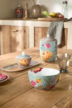 Pip Studio Blooming Tales kulho 15cm sininen