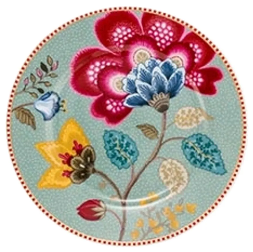 Pip Studio Blooming Taste lautanen 17cm sininen