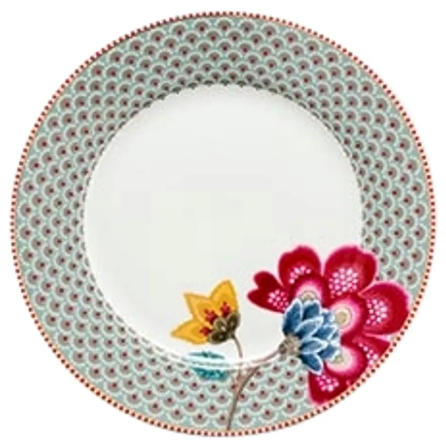 Pip Studio Blooming Taste lautanen 23cm sininen