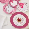 Pip Studio Jolie Flowers lautanen 17 cm pinkki