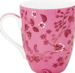Pip Studio Jolie Flowers muki 350 ml pinkki