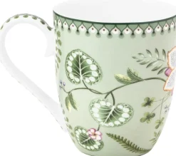 Pip Studio Lily & Lotus muki 450 ml vihreä