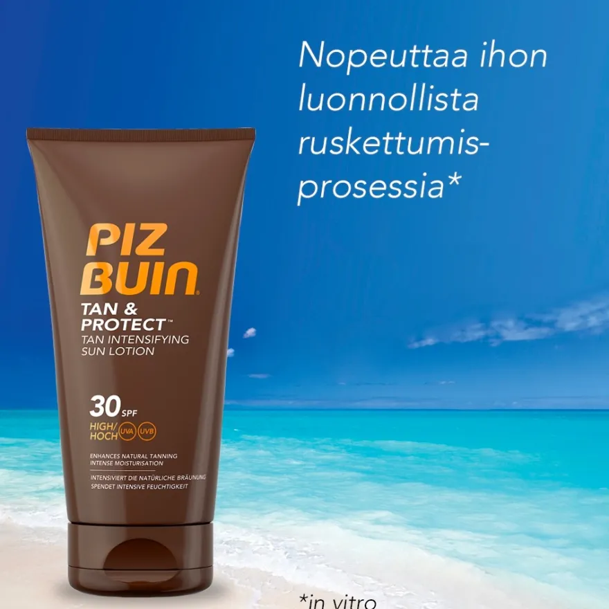 Piz Buin Tan & Protect Tan Intensifying Sun Lotion SPF 30, 150 ml