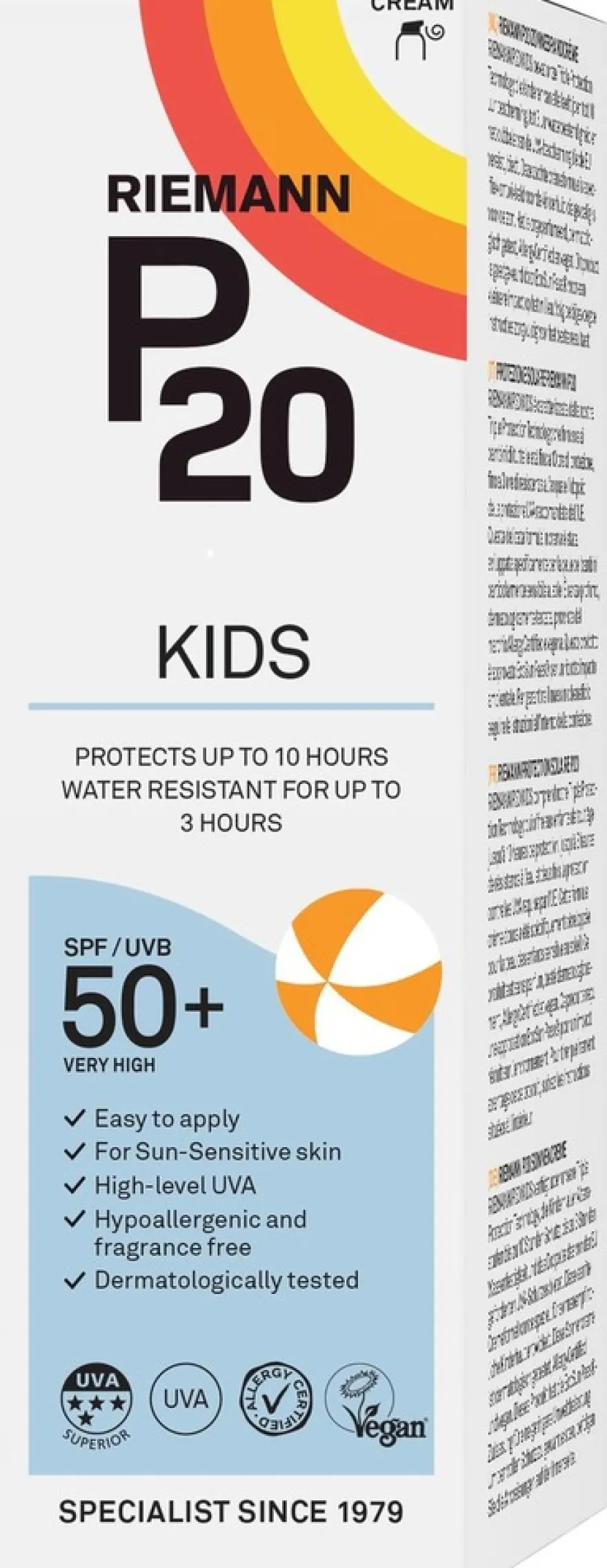 P20 Kids SPF50+ suncream aurinkosuoja lapsille 100ml