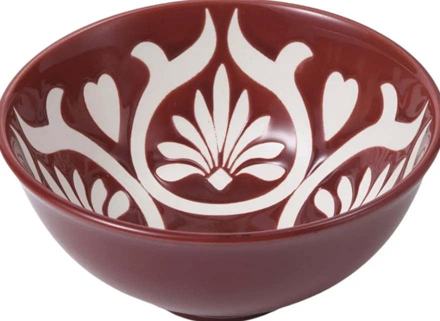 Portolino Living Positano Kulho 12 cm burgundinpunainen