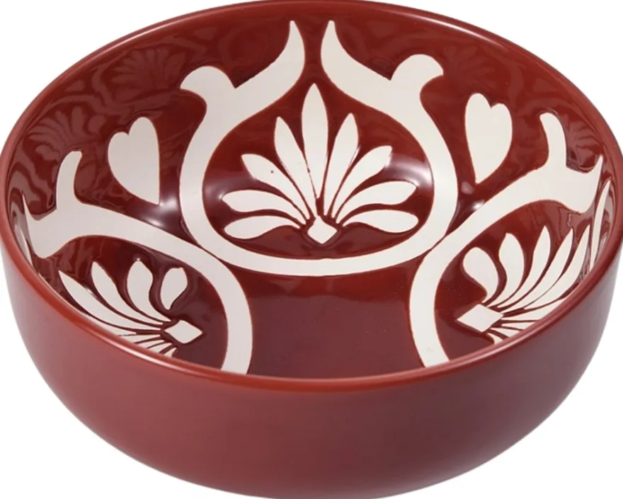 Portolino Living Positano Kulho 14,5 cm burgundinpunainen