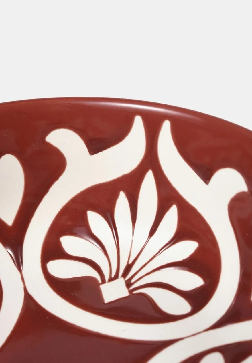 Portolino Living Positano Kulho 14,5 cm burgundinpunainen