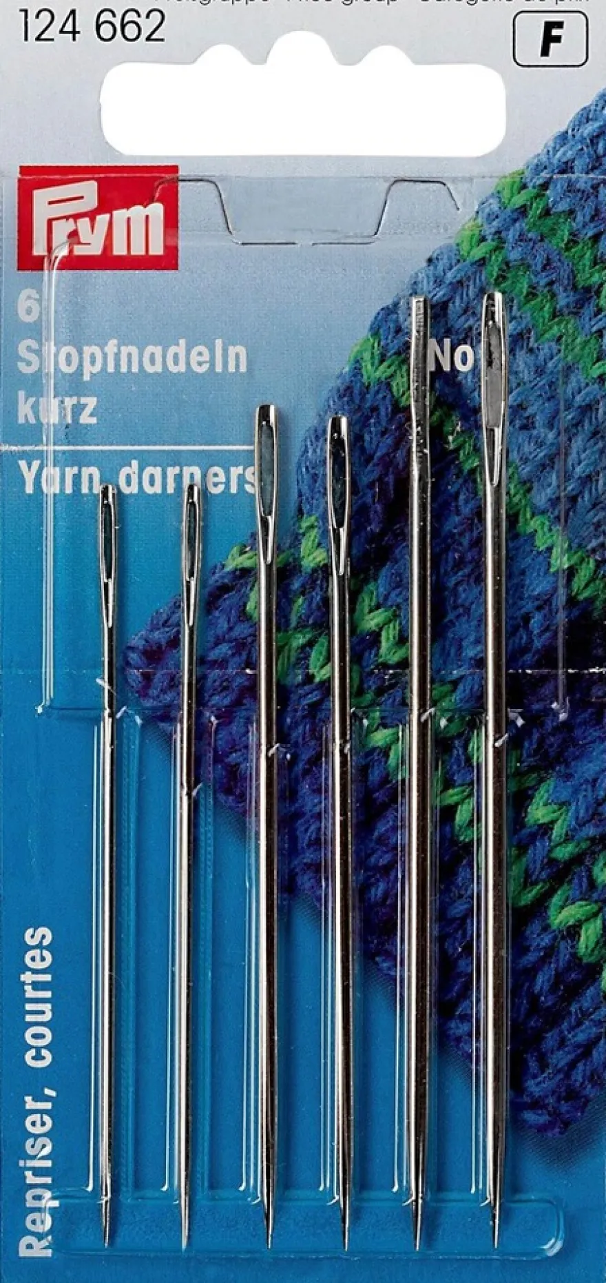 Prym parsinneulalajitelma koot 5/0-1/0 lyhyt 6 kpl/pakkaus