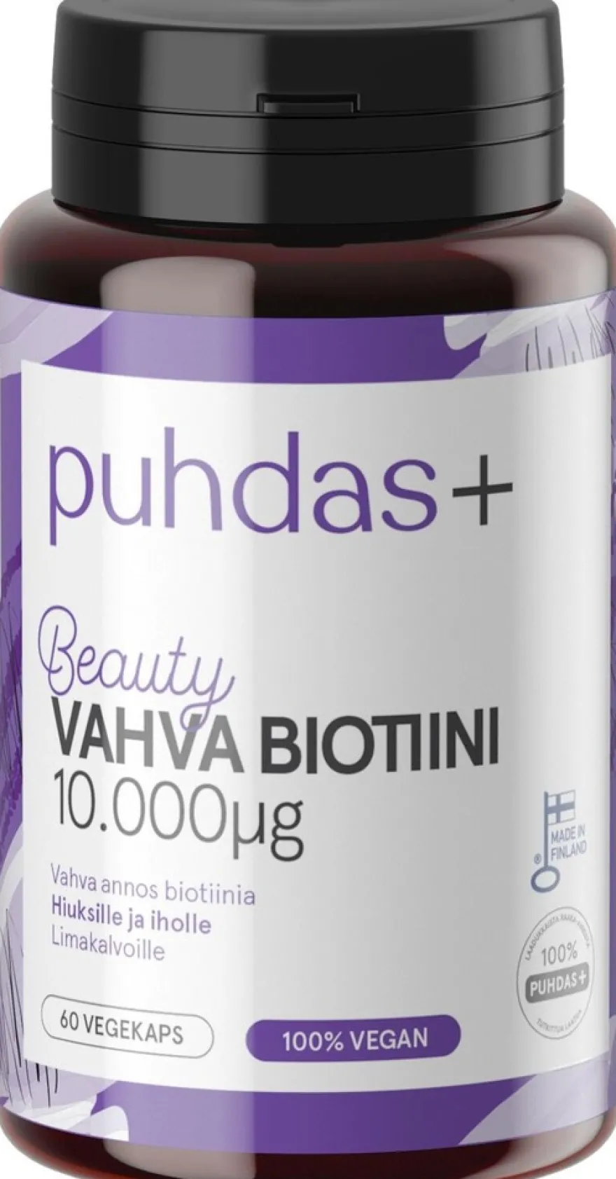 Puhdas+ Biotiini 10 mg 60 vegekaps