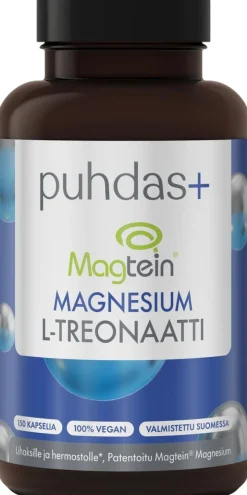Puhdas+ Magtein Magnesiumtreonaatti 150 kaps