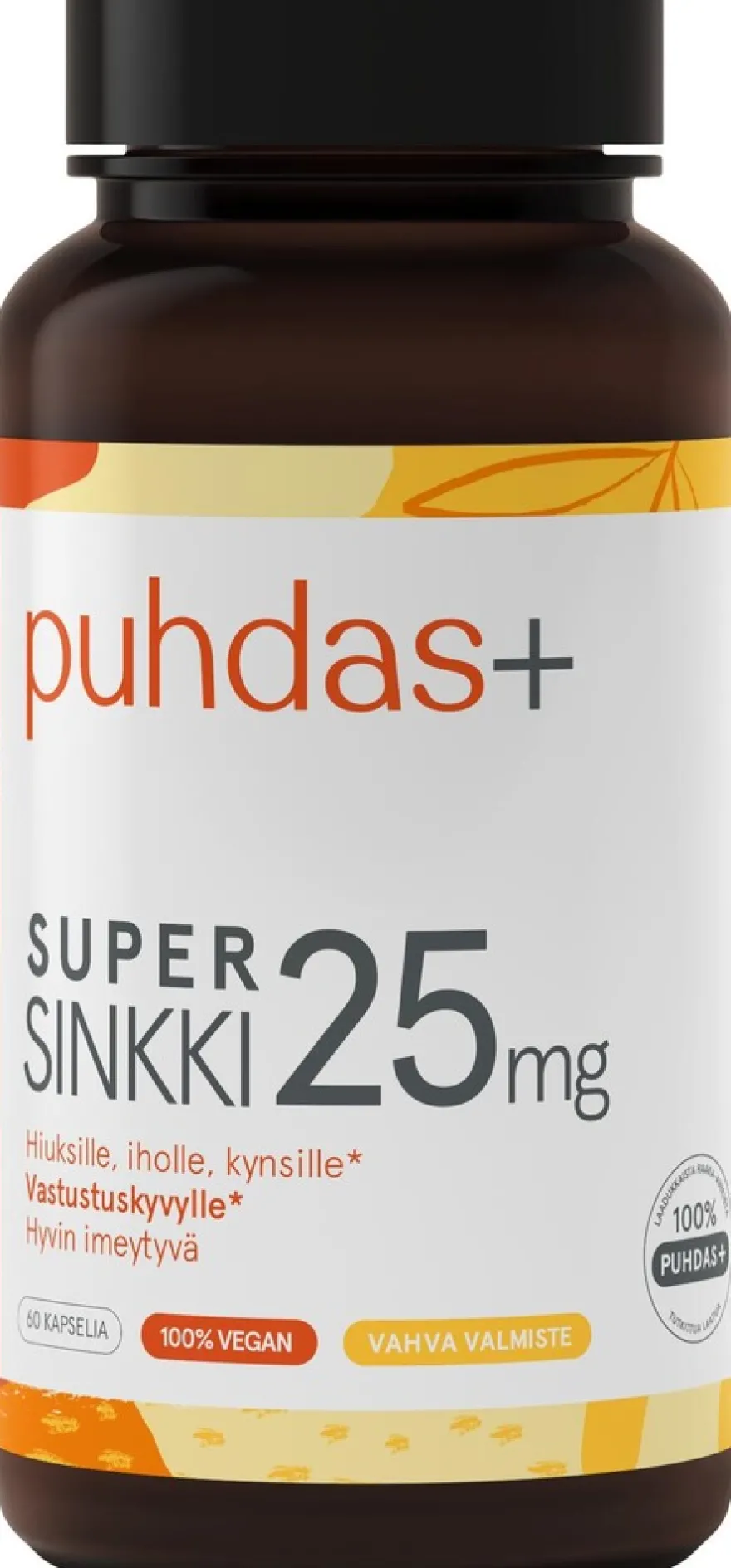 Puhdas+ Super sinkki 25mg 60kaps
