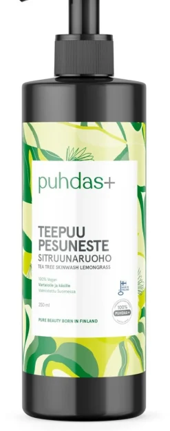 Puhdas+ Teepuu pesuneste sitruunaruoho 250 ml