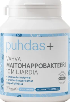 Puhdas+ Vahva maitohappobakteeri 10 miljardia 24g/75kaps