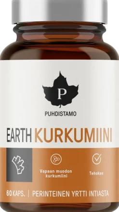 Puhdistamo Earth Kurkumiini 60 kaps.