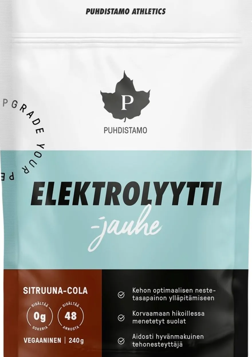 Puhdistamo Elektrolyyttijauhe Sitruuna-Cola 240 g