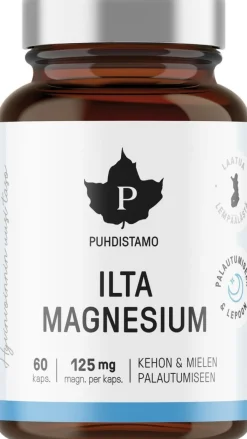 Puhdistamo Ilta Magnesium 60 kapselia