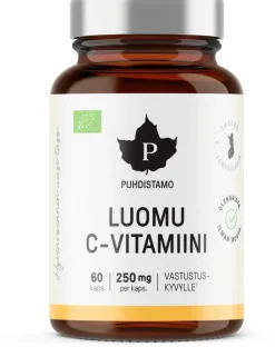 Puhdistamo Luomu C-vitamiini, 60 kaps