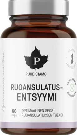 Puhdistamo Ruoansulatusentsyymi 60 kaps