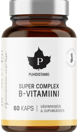 Puhdistamo Super Complex B-vitamiini 60 kapselia