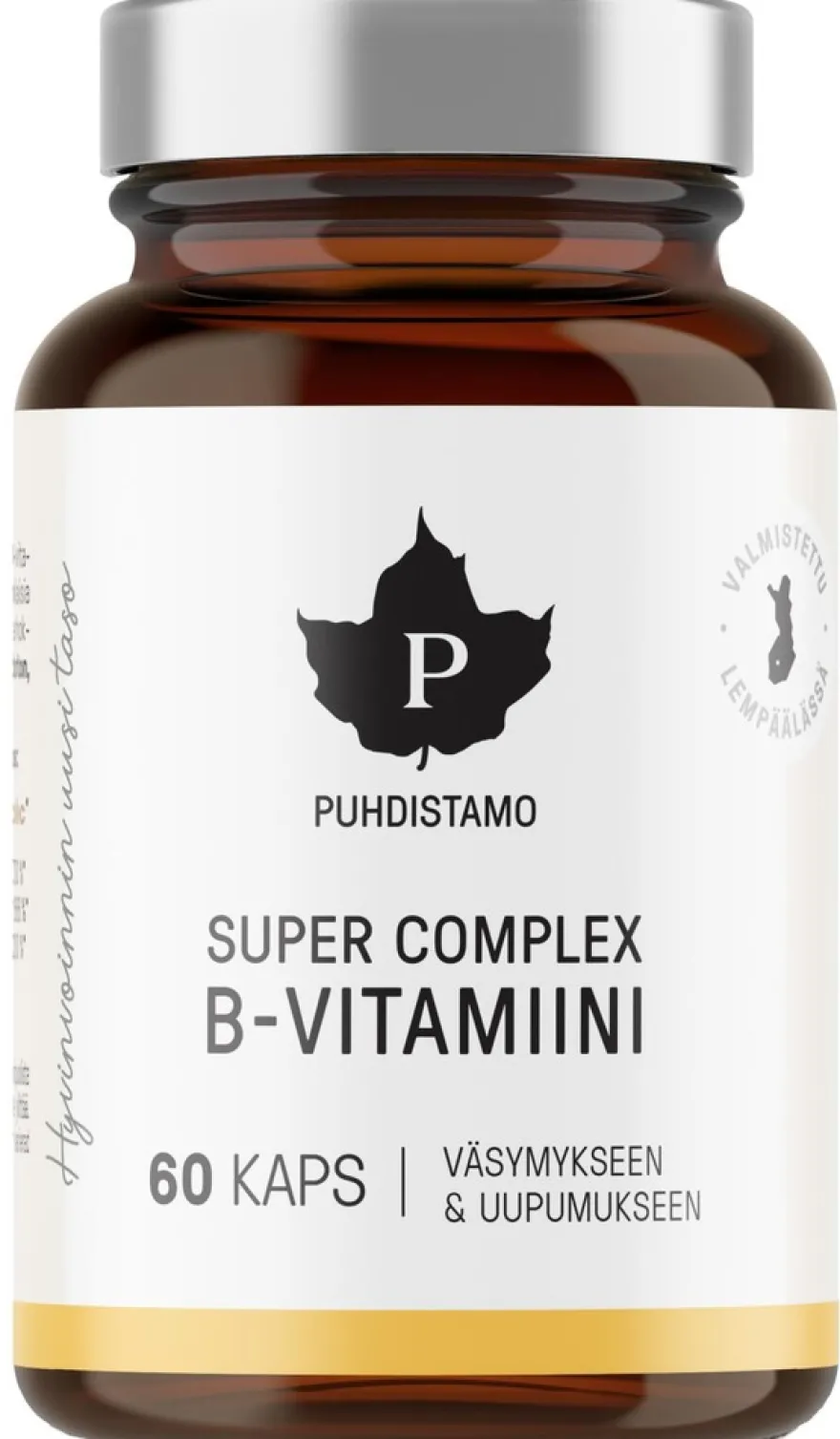 Puhdistamo Super Complex B-vitamiini 60 kapselia