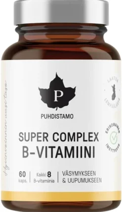 Puhdistamo Super Complex B-vitamiini 60 kapselia
