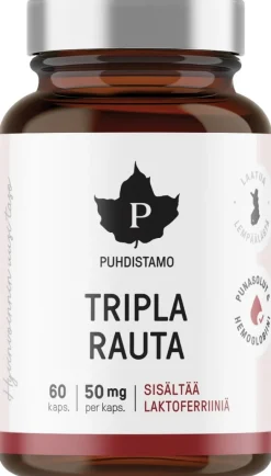 Puhdistamo Tripla Rauta 60 kaps.