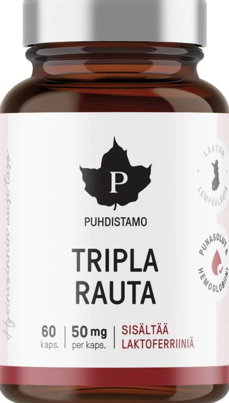 Puhdistamo Tripla Rauta 60 kaps.