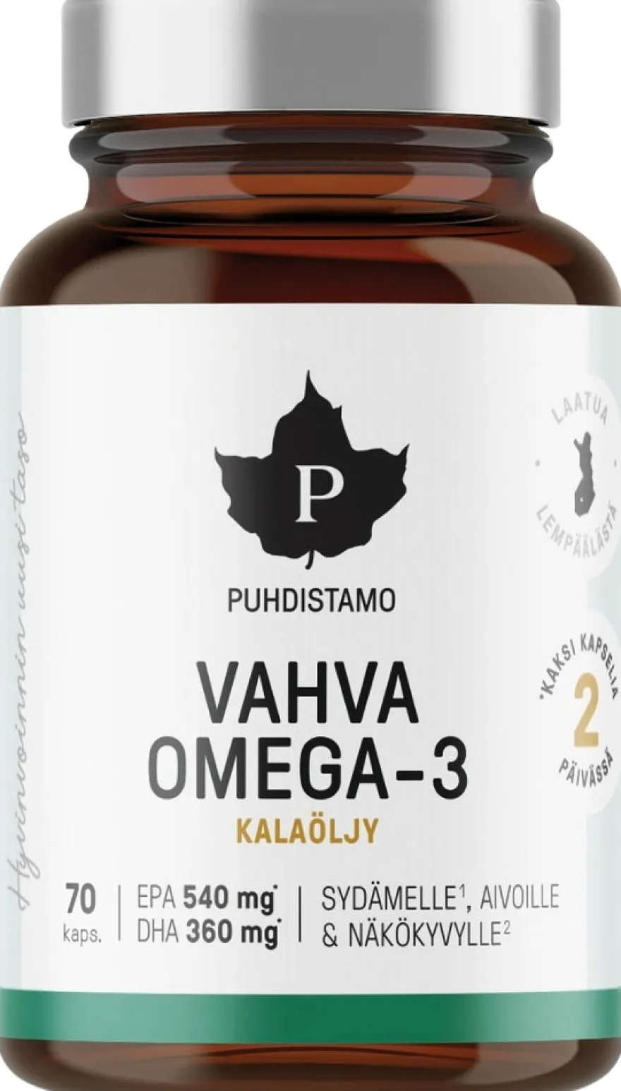 Puhdistamo Vahva Omega -3 70 kaps